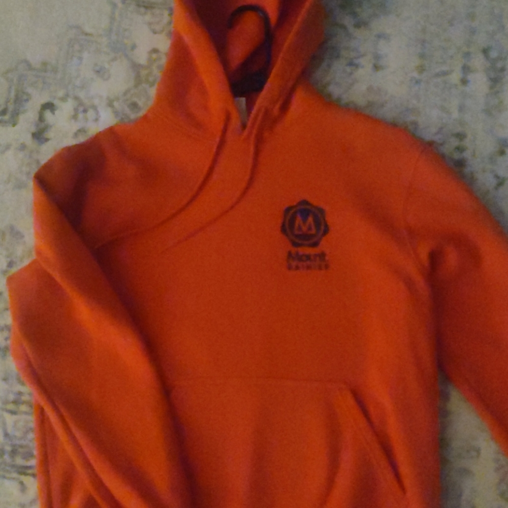 H&M orange hoodie size medium